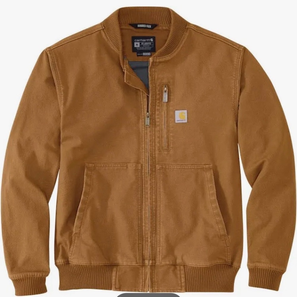 Carhartt Men's Tan Bomber Jacket